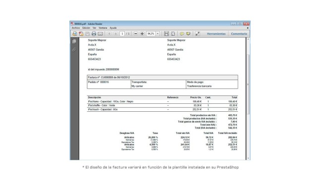 Modulo per applicare i sovrapprezzi di equivalenza pertinenti  - Le tasse