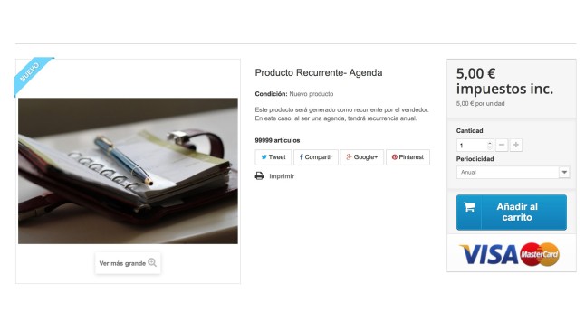 Modulo acquisto prodotti ricorrenti  - Ricorrenti