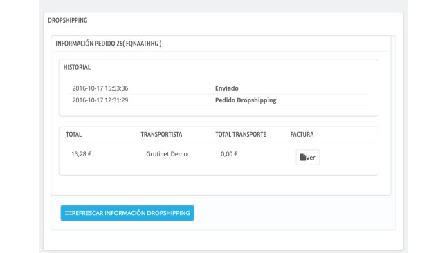 Módulo para automatizar el envío de pedidos a tu mayorista dropshipping  - Addons PrestaShop