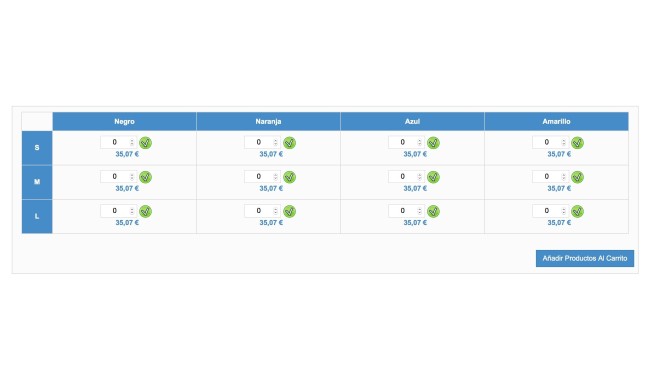 Modulo per la creazione di tabelle di prodotto  - Addons PrestaShop