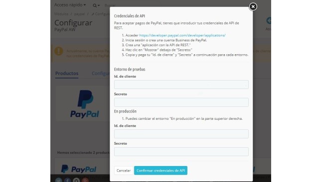 Paypal módulo de pagamento com sobretaxa para PrestaShop  - Gateways de pagamento