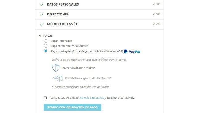 Module de paiement Paypal avec supplément pour Prestashop  - Passerelles de paiement