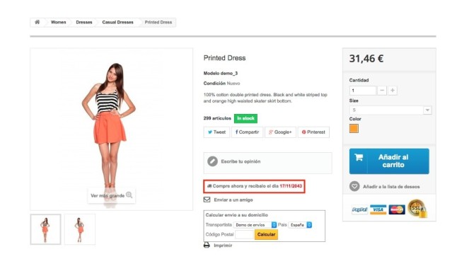 Module d'options supplémentaires pour le transport à Prestashop  - Personnalisation des envois