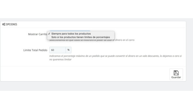 Module to assign virtual money to customers  - Continuous improvement
