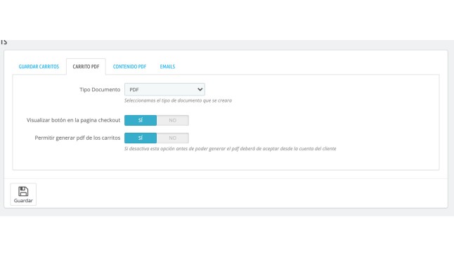 Modulo para guardar, recuperar y generar ficheros de los carritos de PrestaShop  - Addons PrestaShop