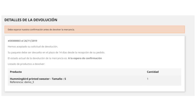 RMA Module Returns  - Addons from PrestaShop