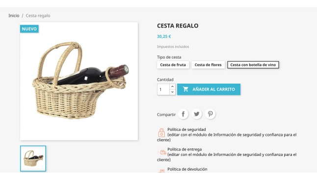 Módulo para aplicar distinto tipo de iva a cada combinación  - Addons PrestaShop