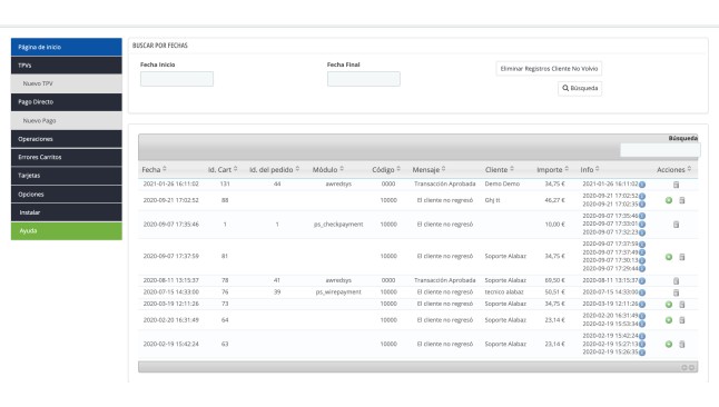 Suppléments ou réductions pour le formulaire Redsys pour Prestashop  - Modules de paiement