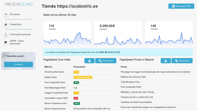 PrestaClinic: Sécurité et analyse SEO pour optimiser votre PrestaShop  - Les services