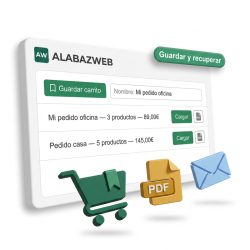 Module to save, recover and generate files from PrestaShop's carts
