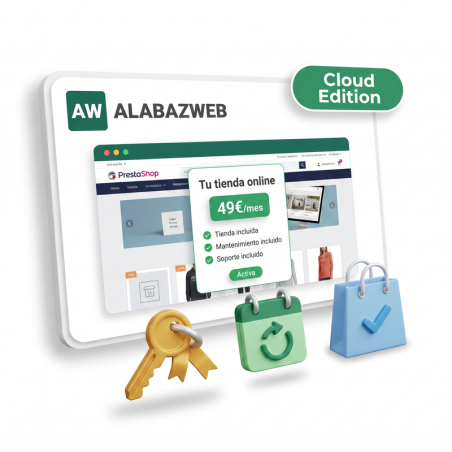 PrestaShop Cloud Edition - Hospedado, Aluguel,