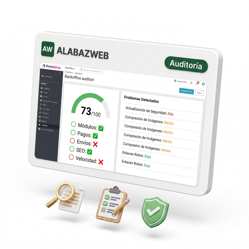 Auditoria de funções em PrestaShop