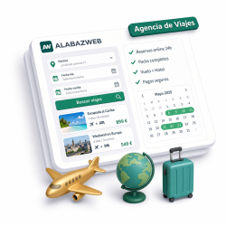Tienda a medida para agencia de viajes