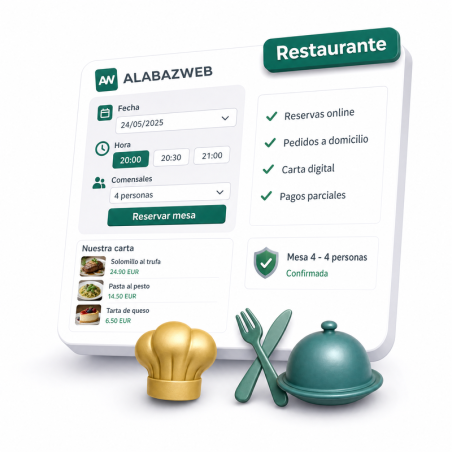 Shop auf Restaurant zugeschnitten