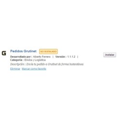 Automatic ordering module to Grutinet