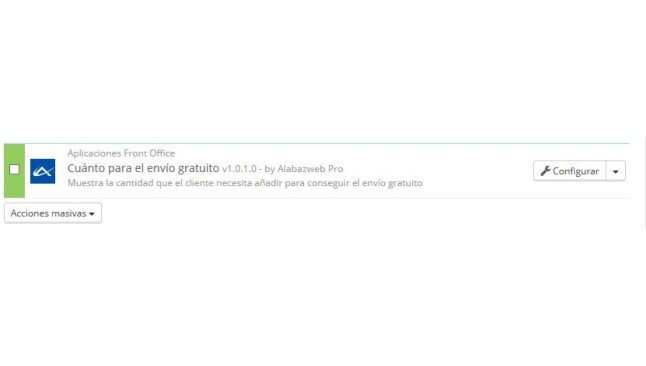Montant restant jusqu’au module de Prestashop expédition gratuit  - Modules PrestaShop pour la logistique et le transport