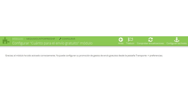 Montant restant jusqu’au module de Prestashop expédition gratuit  - Modules PrestaShop pour la logistique et le transport