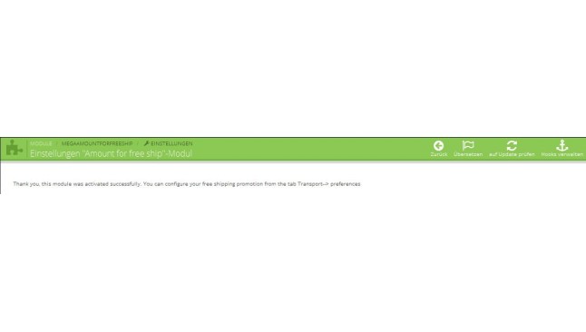 Restbetrag bis zum kostenlosen Versand Prestashop Modul  - PrestaShop-Module für Logistik und Transport