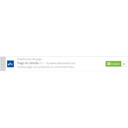 Módulo que permite pagar en la tienda física para Prestashop