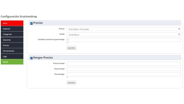 Importatore di prodotti di goccia di Grutinet per Prestashop  - Importatori/esportatori (Dropshipping)