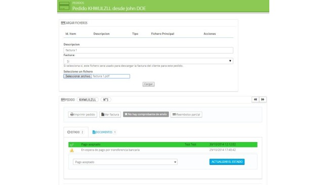 It allows to share files between administrator and client module  - Addons from PrestaShop
