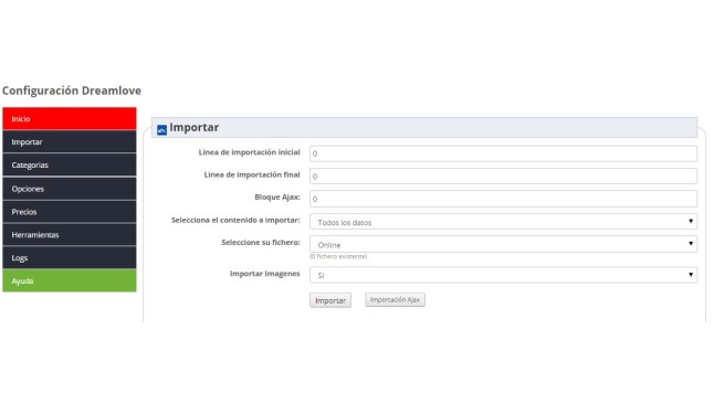 Modulo Importador de productos de Dreamlove para Prestashop  - Addons PrestaShop