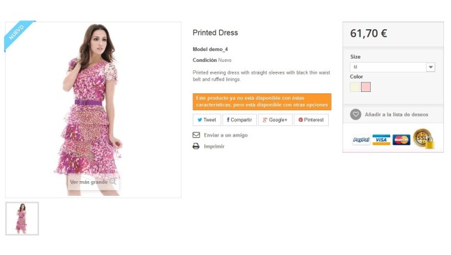 Module pour améliorer l'affichage des attributs dans Prestashop  - Utilitaires