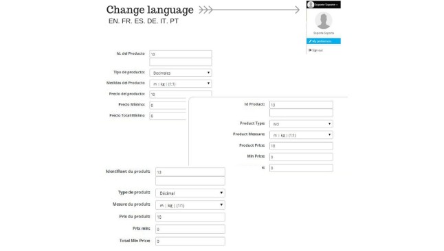 Modulo per vendere prodotti su misura in pollici, m2, m3, kg...  - Pagina prodotto Moduli PrestaShop