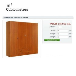 MegaProduct Module to customize custom products (m2, m3, inches), structure calculation, weights (kg)