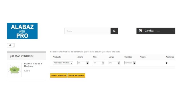 Modulo per la creazione di tabelle di prodotto  - Addons PrestaShop