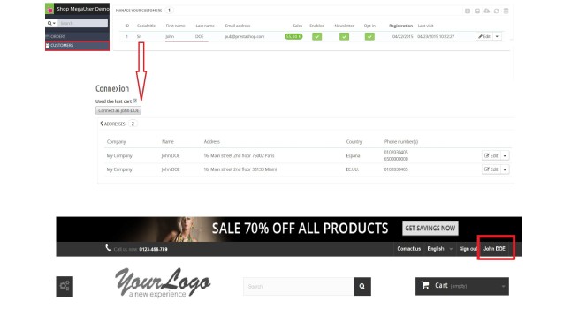 Mega Users (superuser) Modul für Prestashop  - Dienstprogramme