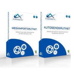 Pack Importador de productos de Grutinet y Módulo de envío automático de pedidos a Grutinet para Prestashop  - Addons PrestaShop